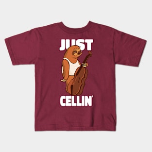 Funny Solth Chello Player Kids T-Shirt